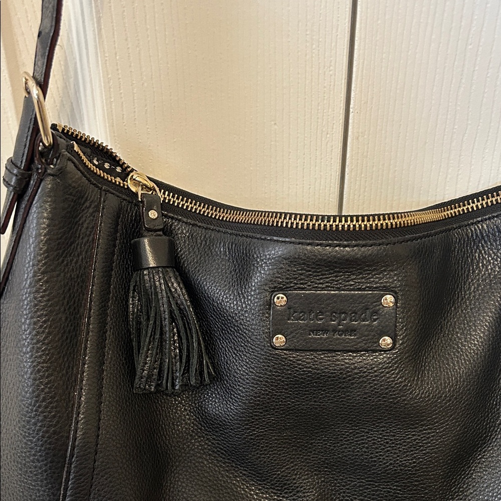 Kate Spade Black Leather Shoulder Bag